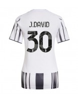 Ženske Nogometnih dresov Juventus Jonathan David #30 Domači 2025-26 Kratki rokavi Ženske Nogometnih dresov Juventus Jonathan David #30 Domači 2025-26 Kratki rokavi